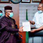 Akpabio Lobbies Entertainers To Back Buhari Minister of the Niger Delta Affairs Ministry, Senator Godswill Akpabio