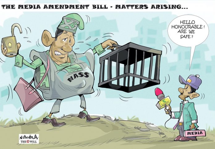 Media Amendment Bill Caricature Media Amendment Bill Caricature