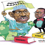 HUNGER IN THE LAND: Nigerians Groaning Under Severe Food Shortage buhari caricature