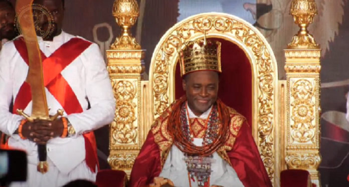 21st-Olu-Of-Warri The 21st Olu of Warri Kingdom, Omoba Tshola Emiko, has been crowned as Ogiame Atuwatse III