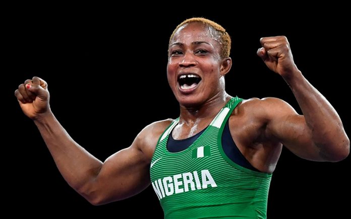 Nigerian Wrestler, Blessing Oborududu