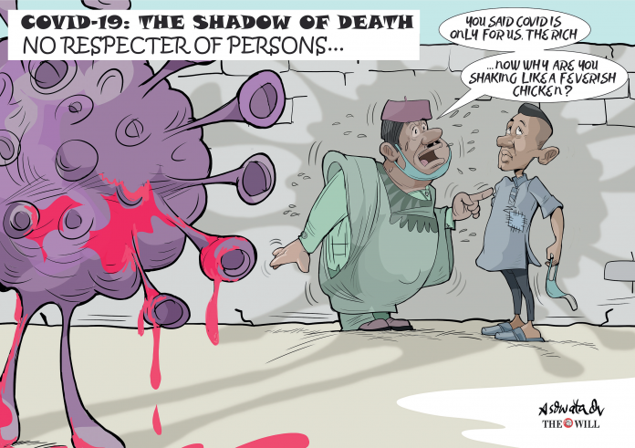 COVID 19 caricature