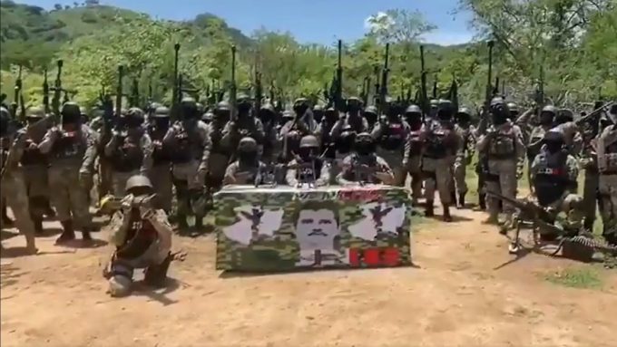 A Mexican Drug group, Jalisco New Generation Cartel (CJNG)