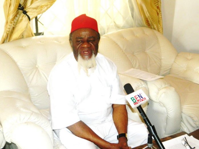 Chukwuemeka-Ezeife former Governor of Anambra State, Chukwuemeka Ezeife