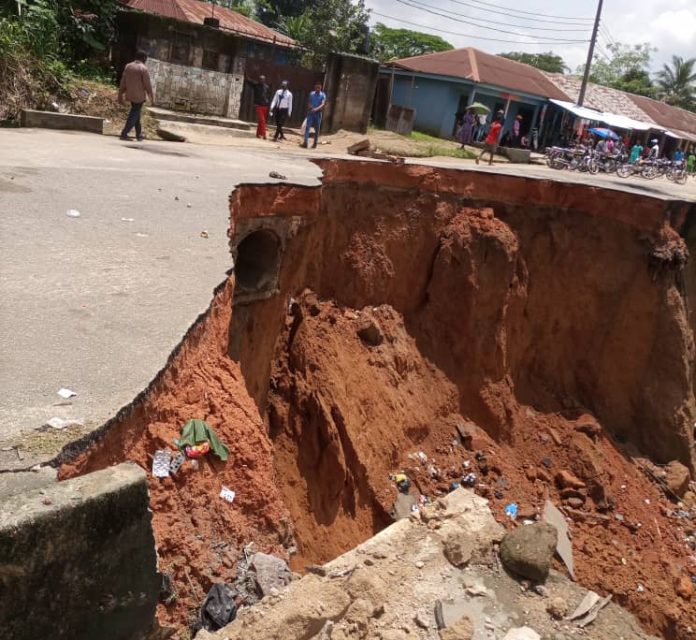Akwa Ibom Ikpa Rd. Erosion Site