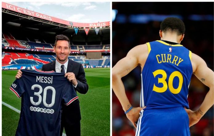 Lionel Messi & Curry of Golden State Warriors Lionel Messi & Curry of Golden State Warriors