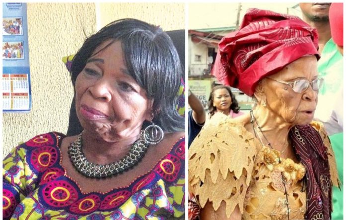 Mrs. Louisa Aguiyi-Ironsi & Adanma Okpara, widow of the First Republic Premier of the Old Eastern Region. Mrs. Louisa Aguiyi-Ironsi & Adanma Okpara, widow of the First Republic Premier of the Old Eastern Region.