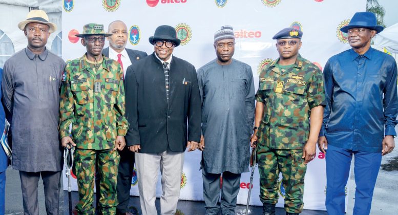 R-L Dr. Tammy Danagogo; Vice Admiral A.Z. Gambo; Mr. Istifanus Musa; Chief Andrew Oru; Mr. Victor Okonkwo;