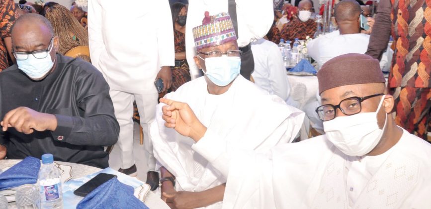 R-L Uche Orji, Edward Adamu and Folashodun Shonubi.