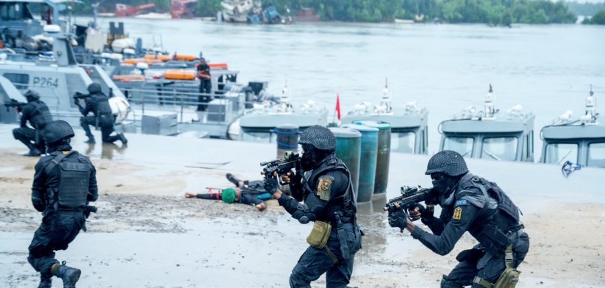 Special OPS team during the drill.