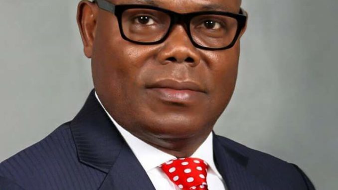 The Honourable Commissioner for Economic Development and Ibom Deep Seaport in Akwa Ibom State, Akan Okonin