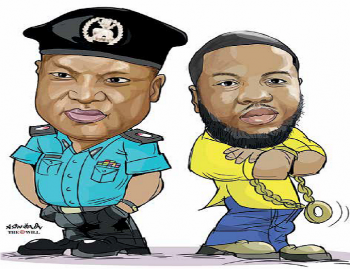 Abba Kyari & Hushpuppi caricature Abba Kyari & Hushpuppi