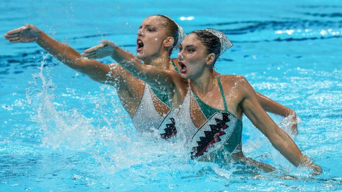Artistic Swimming - 2020 Tokyo Olympics: Day 10 Swimming Squad Of Team Greece