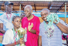 8-Year-old Relishes First Earning from Handball Eight-year-old Aondona Comfort Msurshima