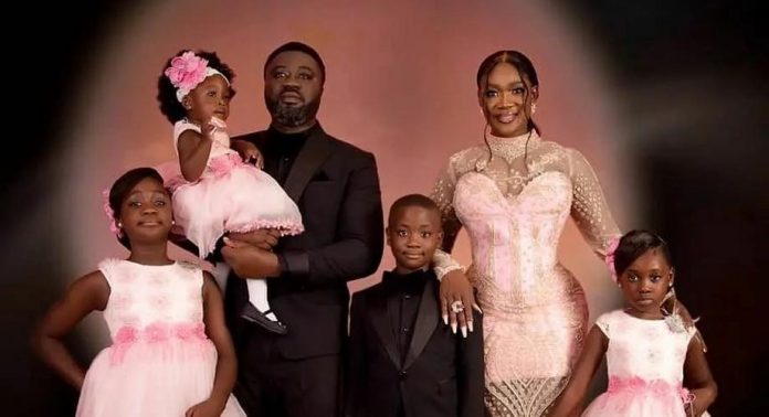 Mercy Johnson, Husband Mark 10th Wedding Anniversary