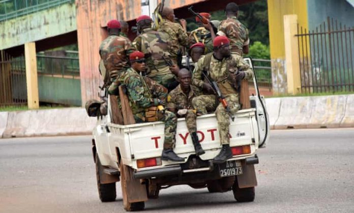 Military troops/ Guinea