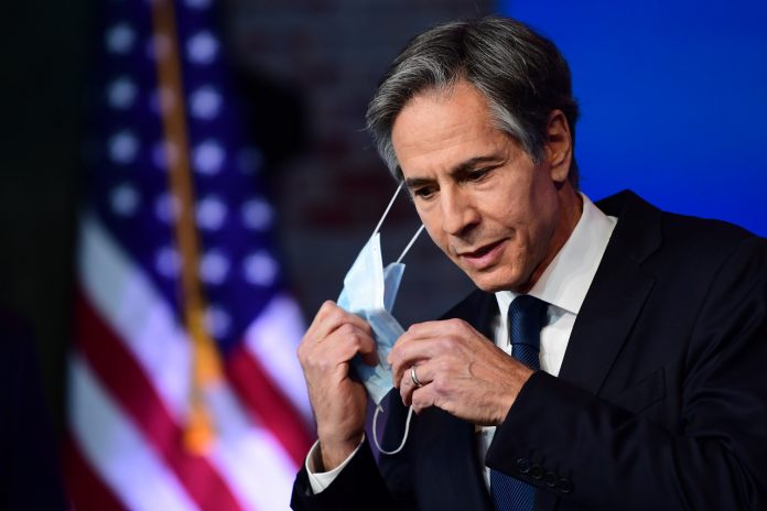 BLINKEN-MUSIC-ABLINKEN US Secretary of State Antony Blinken