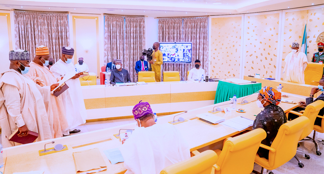 Buhari Presides Over FEC, Swears In New INEC Commissioners