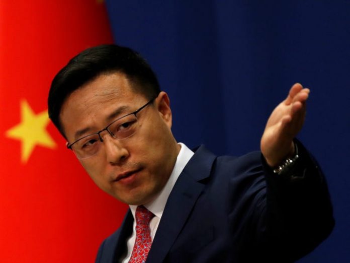 Chinese Foreign Ministry spokesman Zhao Lijian