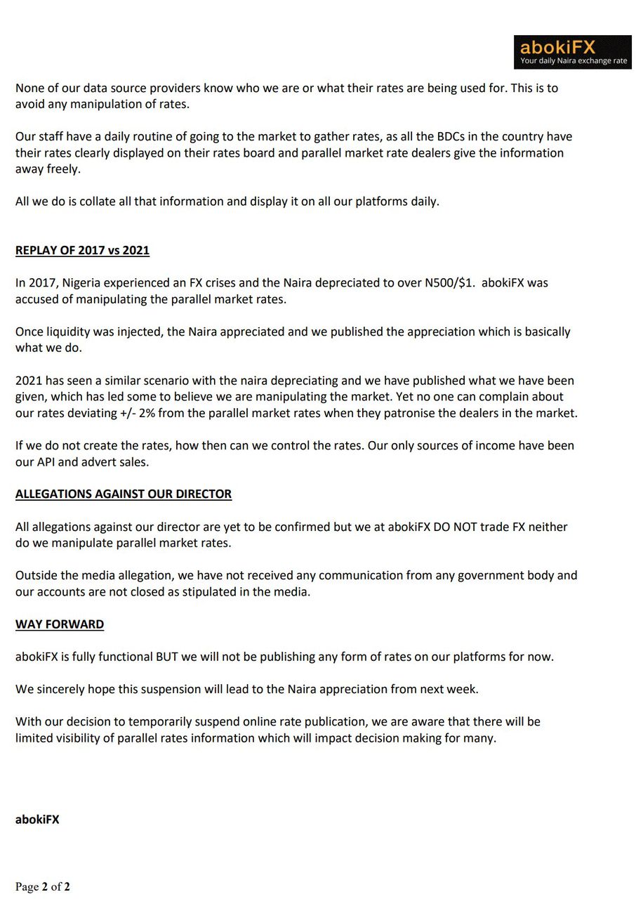 AbokiFX - THEWILL NEWS MEDIA AbokiFX