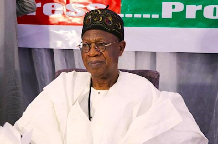 Lai-Mohammed The Minister of information and Culture, Lai Mohammed