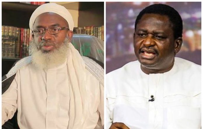 Sheikh Abubakar Gumi & Femi Adesina Sheikh Abubakar Gumi & Femi Adesina