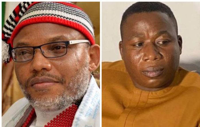 Sunday Igboho and Nnamdi Kanu Sunday Igboho and Nnamdi Kanu