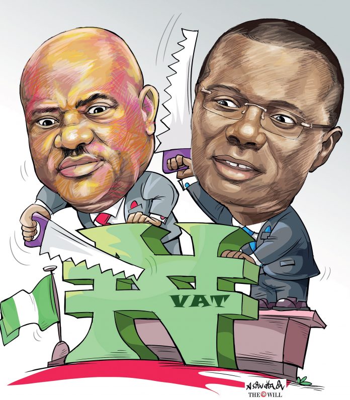 Wike - Sanwo-Olu Cariccature