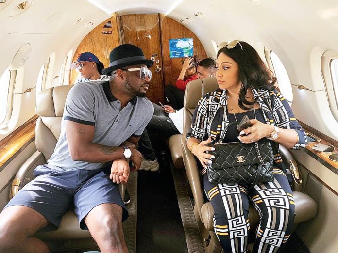 Peter Okoye and wife, Lola