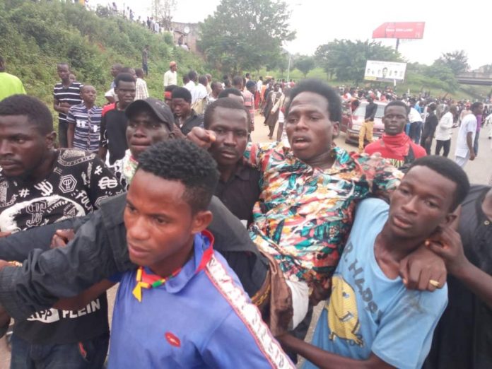 Scenes from clash of police with Shiites In Abuja Scenes from clash of police with Shiites In Abuja