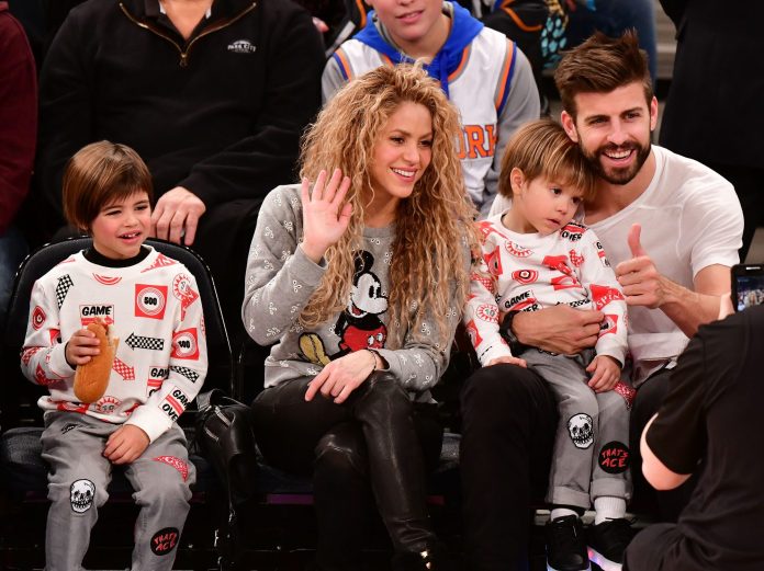 Shakira, Pique and sons Shakira, Pique and sons