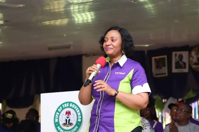 The Akwa Ibom state first lady, Martha Udom Emmanuel The Akwa Ibom state first lady, Martha Udom Emmanuel