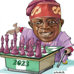 2023 Presidency: Tinubu Changes Strategy tinubu caricature