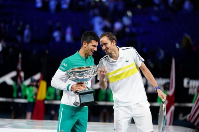 toni-nadal-daniil-medvedev-couldn-t-stand-pressure-against-novak-djokovic- Daniil Medvedev & Novak Djokovic