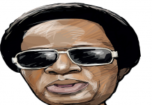 Sir Victor Uwaifo: An Eclectic Man and His Guitar uwaifo caricature
