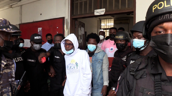 Shatta Wale Arrives in prison Shatta Wale