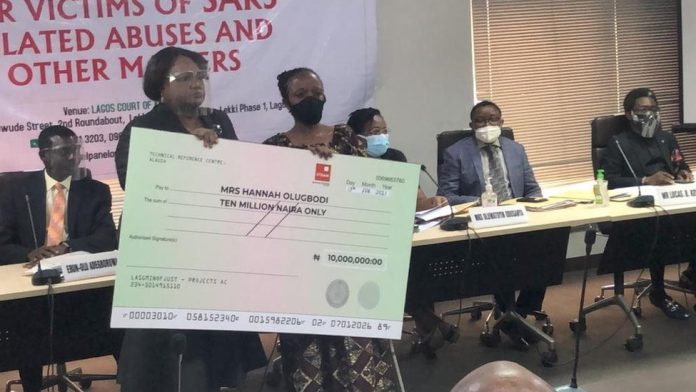 Lagos #EndSARS Panel disbursement of funds