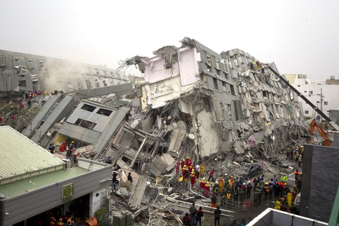 Earthquake Hits Southern Taiwan