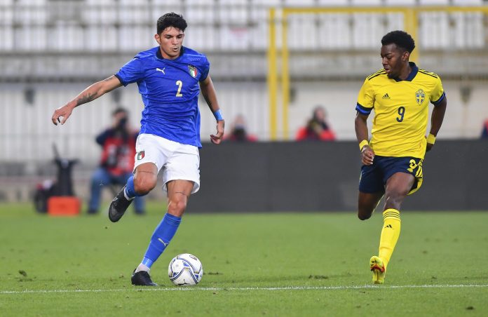 Anthony Elanga in action for Sweden Anthony Elanga in action for Sweden