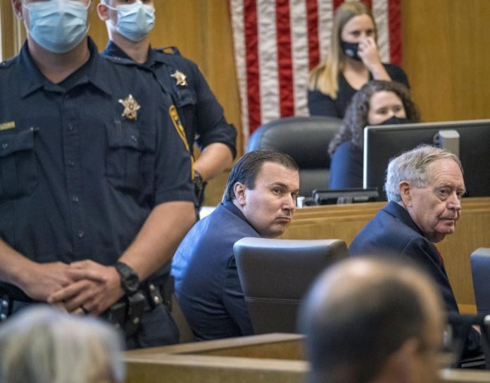 William George Davis In court