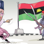 Anambra: In Eye of the Storm As Uncertainty Surrounds Governorship Poll Anambra state guber caricature
