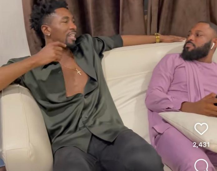 Tega's husband and Boma