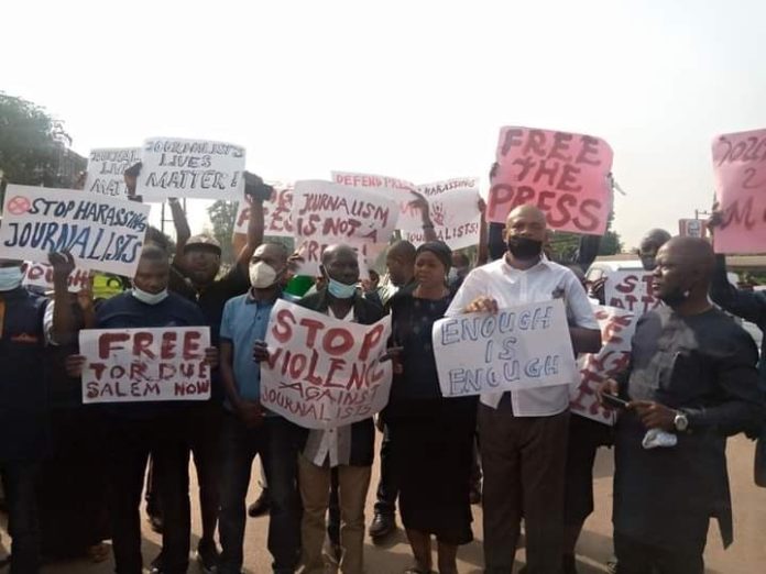 Journalists Protest Journalists Protest