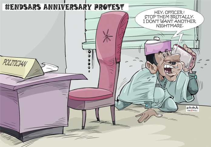 #ENDSARS Protest caricature #ENDSARS Protest caricature