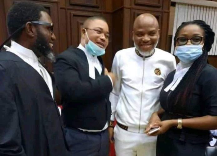 Nnamdi Kanu Appears  In Court