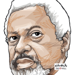 A Compassionate Observer of the Human Predicament Gurnah caricature