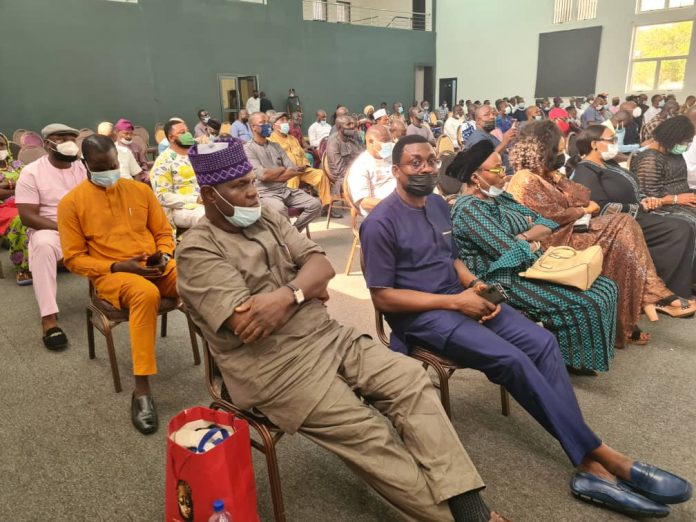 Party leaders at the Edo State PDP enlarged stakeholders meeting, in Benin City, on Saturday, October 2, 2021. Party leaders at the Edo State PDP enlarged stakeholders meeting, in Benin City, on Saturday, October 2, 2021.