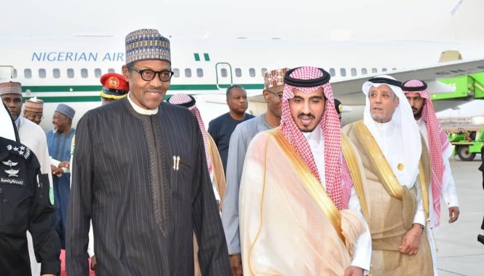President Muhammadu Buhari on Tuesday in Riyadh, Saudi Arabia President Muhammadu Buhari on Tuesday in Riyadh, Saudi Arabia