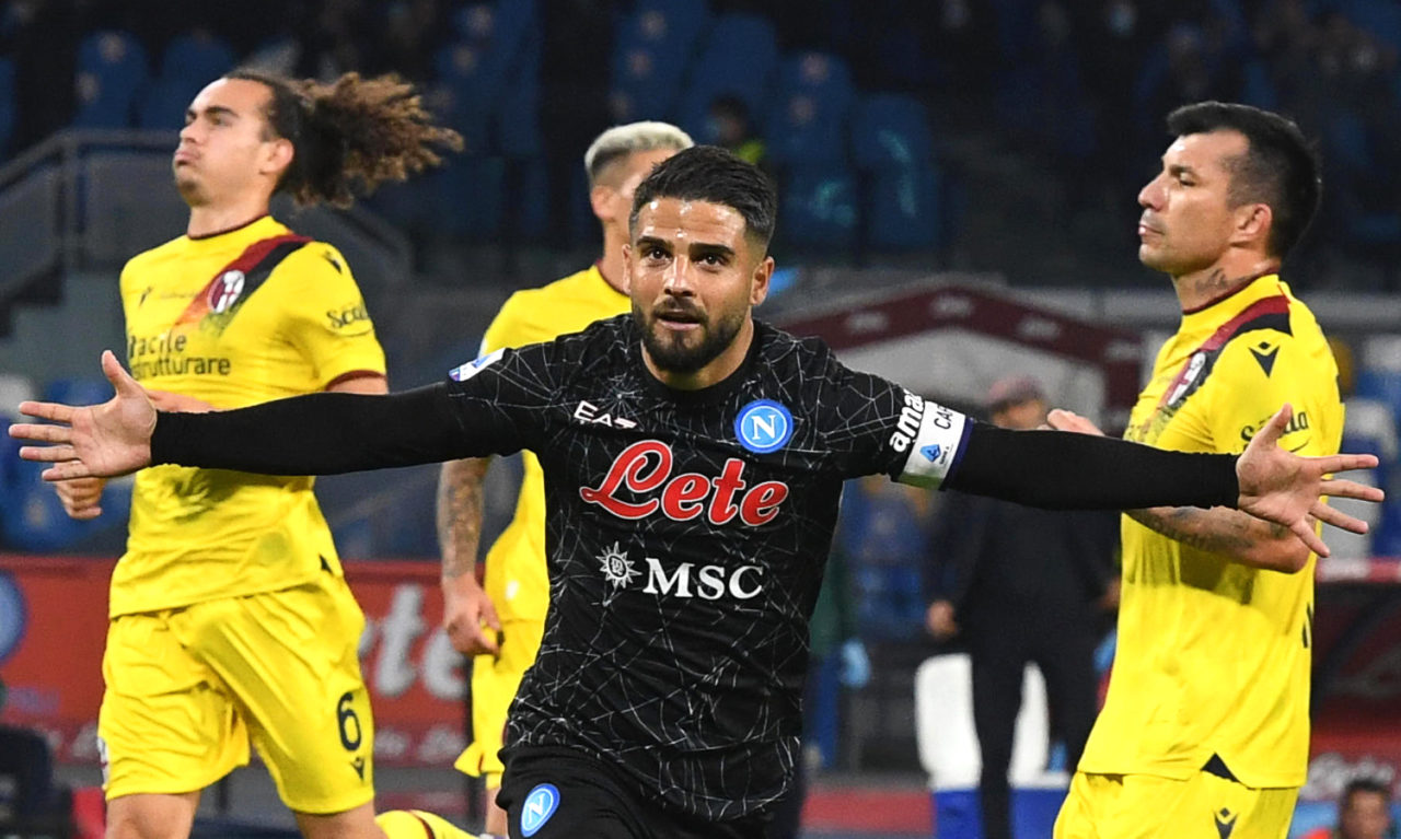Insigne-celebrates-penalty-Napoli-v-Bologna - THEWILL NEWS MEDIA Napoli vs Bologna