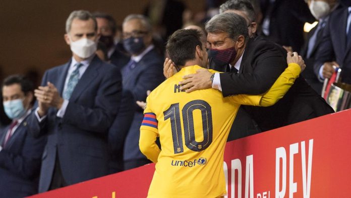 Joan Laporta & Messi